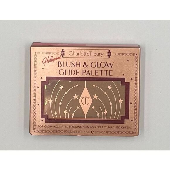 Charlotte Tilbury Hollywood Blush & Glow Glide Palette Fair/Light- Medium NIB - Picture 1 of 7